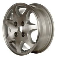 Преиспитано ОЕМ алуминиумско тркало, средно сребро од искра, се вклопува во 1999 година- Hyundai Sonata