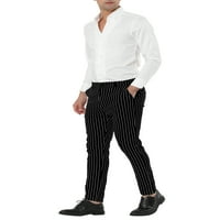 Единствени поволни цени за шарени панталони за мажи, тенок вклопуваат рамни предни деловни панталони