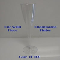 Поларна мраз чиста пластична шампањска венчаница за печење флејти