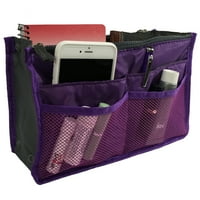-Cliffs, организатор на чанти за мрежи за козметички вметнување чанта Организатор Виолетова