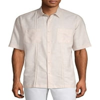 Краток ракав за машка и голема машка машка и голема машка маичка од памук од двојно плетена кошула