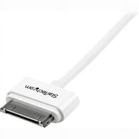 Startech.com Appleâ® 30-пински приклучок за док до USB кабел за iPhone ipod iPad со зачекорен конектор
