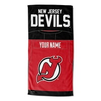 Jerseyу Jerseyерси ѓаволи НХЛ Jerseyерси Персонализирана крпа за плажа, 30 60