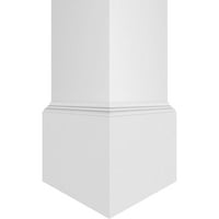 Ekena Millwork 10 W 6'H Premium Square Non-Tapered Непречен PVC Endura-Craft Compant комплет, Mission Capital
