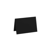 Luxpaper Преклопена картичка, 7, полноќно црно, пакет