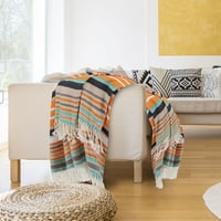 Уникатни поволни цени Боемски декоративно фрлање ќебе со дизајн на раб 51 67