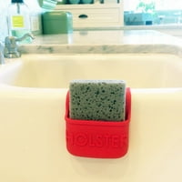 Фолч на брендови Лил, мини, силиконски сунѓер и држач за сапун за додатоци во кујната