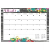 Цветни 12 x17 Месечен календар на подлога со средна биро