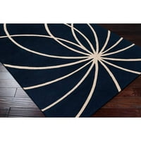Уметнички ткајачи Оакура темно сина модерна модерна 9 '12' килим