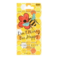 Ony bathhouse Не грижи се, пчела среќен меур во прав 1oz