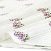 Единствени поволни цени за женски цветни врвни питерски памучни кошула со кратки ракави од памук
