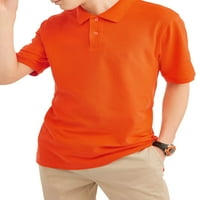 Чудо на нација Млади машки кратки ракави со двојно пике училишна униформа поло маица