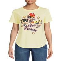Плетна маица за девојчиња Powerpuff