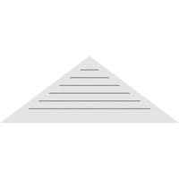 54 W 18 H Триаголник Површински монтирање ПВЦ Гејбл Вентилак: Функционален, W 2 W 2 P BRICKMOLD SLIL