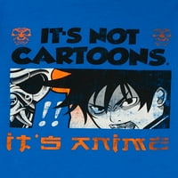 Момци аниме не е графичка маица со цртани филмови, 2-пакет, големини 8-18