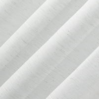 Бр. Бетани Слаб текстурирана постелнина чиста табла за завеси, 50 x84
