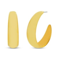 Lesе женски женски жолт луцит капка пост отворена обетка на обрачот