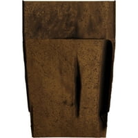 Ekena Millwork 8 H 8 D 48 W Pecky Cypress Fau Wood Camplace Mantel комплет со Ешфорд Корбелс, Премиум на возраст