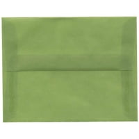 Проucирни коверти, 4,4х5,8, зелена, 25 пакет, зелена боја