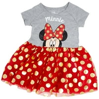 Minnie Mouse Bow Tie Youth Girls Dress-Medium