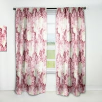 ДизајнАрт „Блуз розов XXIX“ Цветна панел за завеси
