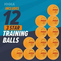 Топки за обука на тениски 3-starвездички ,, портокалови, 12-ти топки за пинг-понг