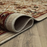 Мохавк Дом Раднор ткаен килим во затворен простор, крем, 4 '6' '