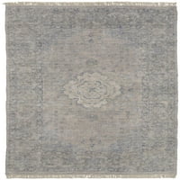 Рами гроздобер простор обоена волна килим, спа сина топла сива боја, килим од 9 метри 12 -тина површина