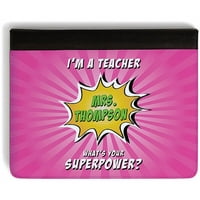 Персонализиран супер наставник iPad случај, розова