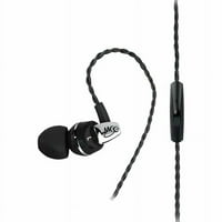 Аудио A151p Балансирана слушалка за арматура во уво со вметнат микрофон и далечински управувач