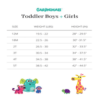 Garanimals бебе и дете девојки Делфин кратки, големини месец-5T