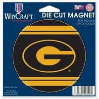 Grambling Tigers Wincraft 5 '' 5 '' Die Cut Cut Endoor Outdoor Car Magnet