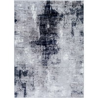 Уметнички ткајачи Wanderlust Апстрактна област килим, Црна морнарица, 7'10 10'3
