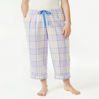 Womenенски ткаени панталони од пижама од радоспун, големини до 3x