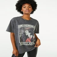 Imiими Хендри од графички опуштено маички пакет со кратки ракави