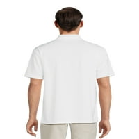 Поло-кошула за вентилирани перформанси за машки и големи машки и големи мажи, големини S-5XL